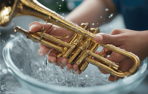 Trompete mit Wasser reinigen: So bleibt der Klang top!